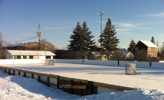 outdoor rink